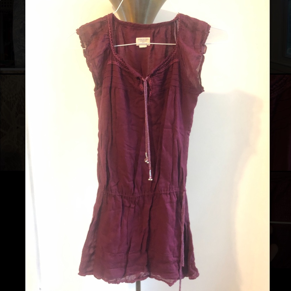 AE tie tunic top/shirt dress